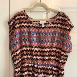 2x dress with cap sleeves